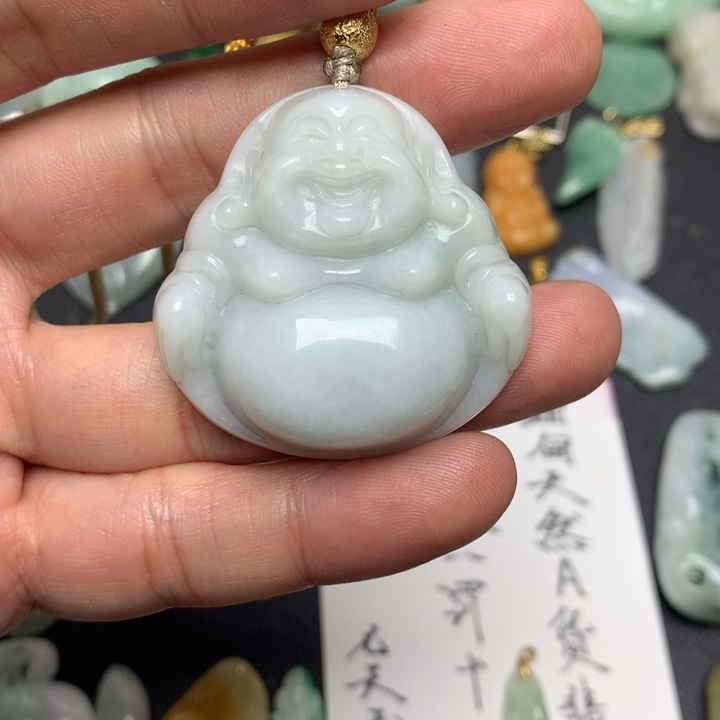 翡翠未镶嵌颈饰天然A货翡翠