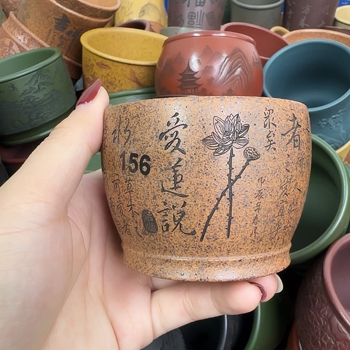 紫砂茶杯紫砂杯主人杯大放漏