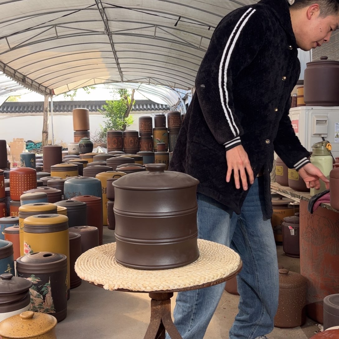 茶叶罐紫砂8 饼茶叶罐