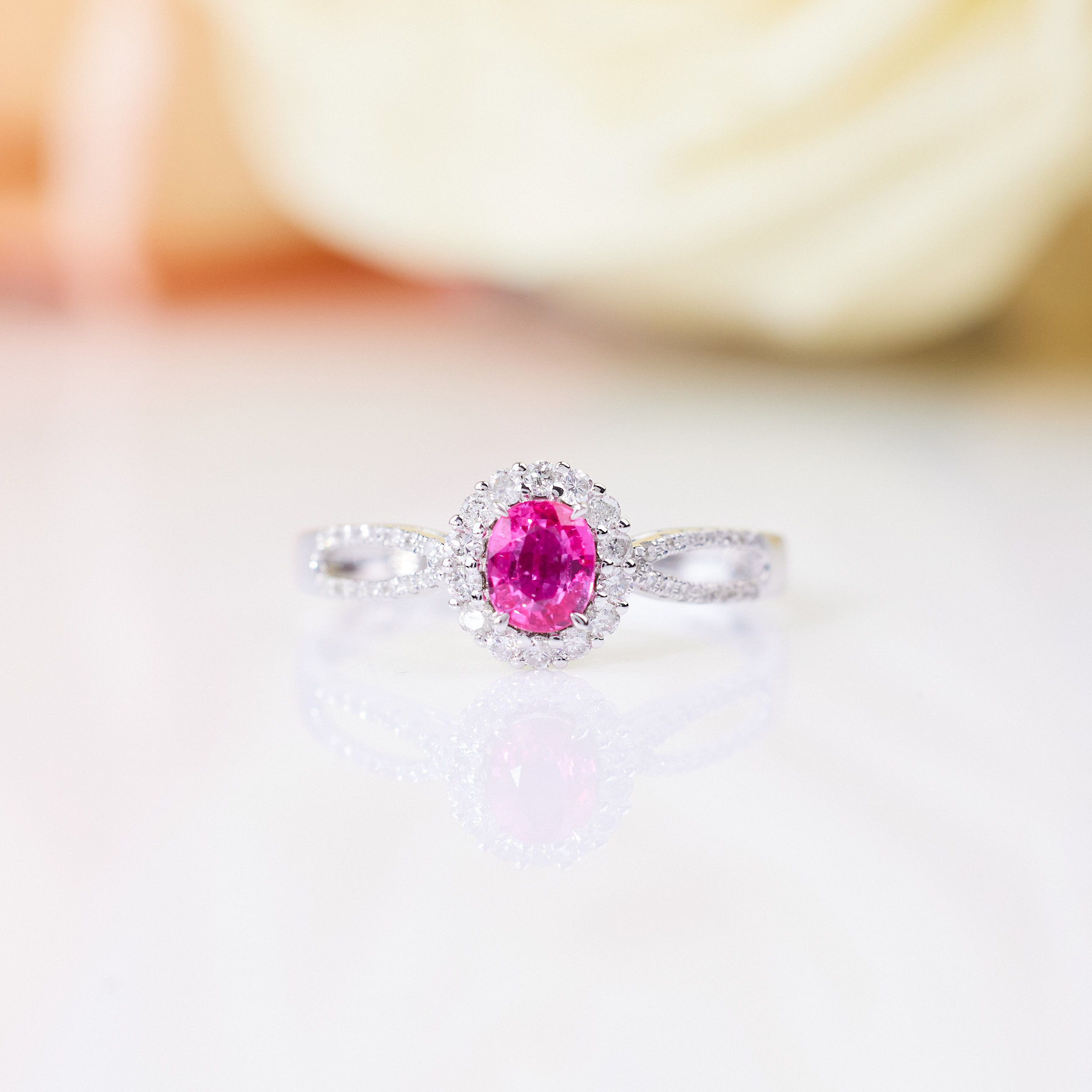 【歪歪】红宝石戒指*18K金镶嵌U7182