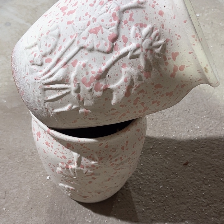 红陶口径19高度24两只正品