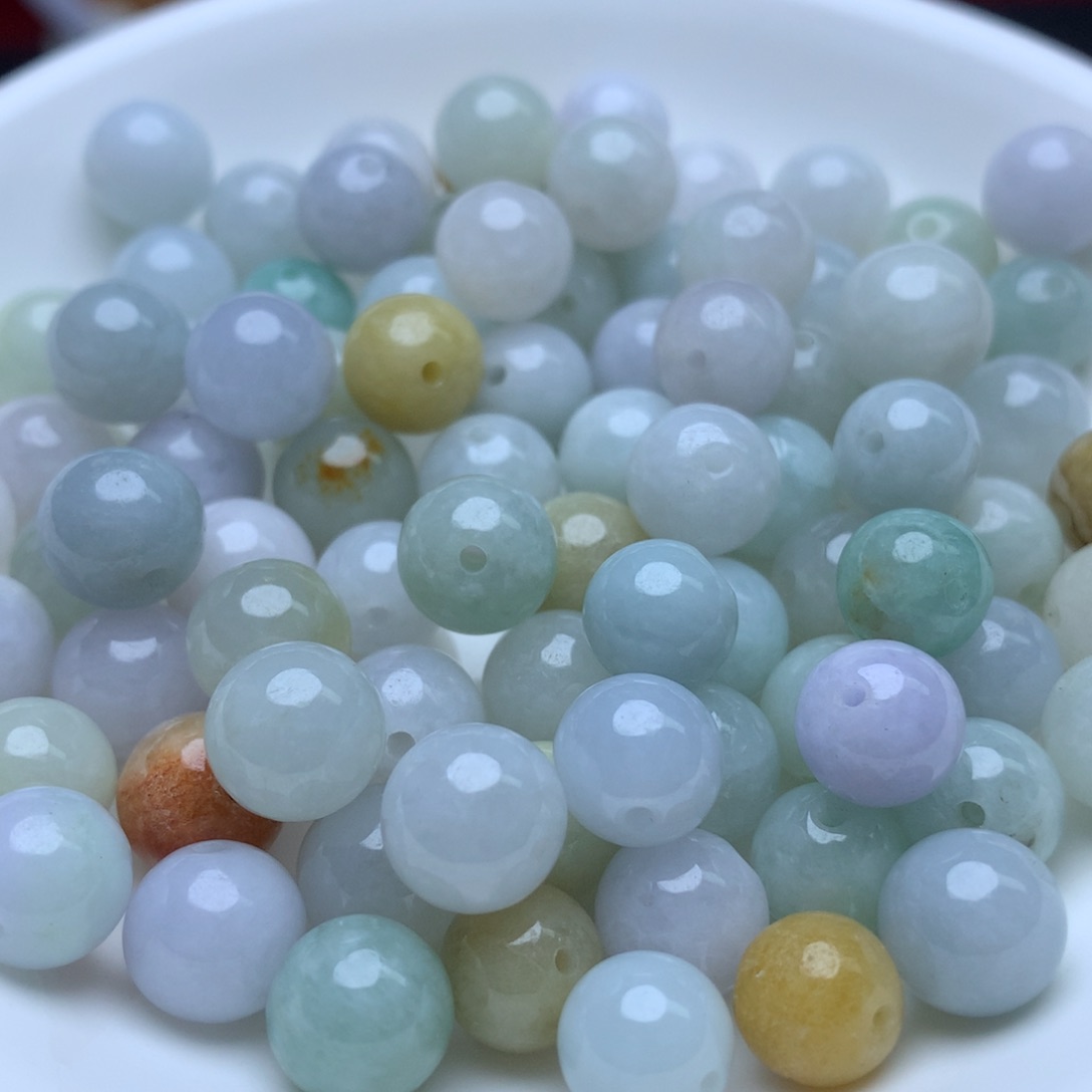 【闪购商品】翡翠手链未镶嵌卡8.8冰三彩30个