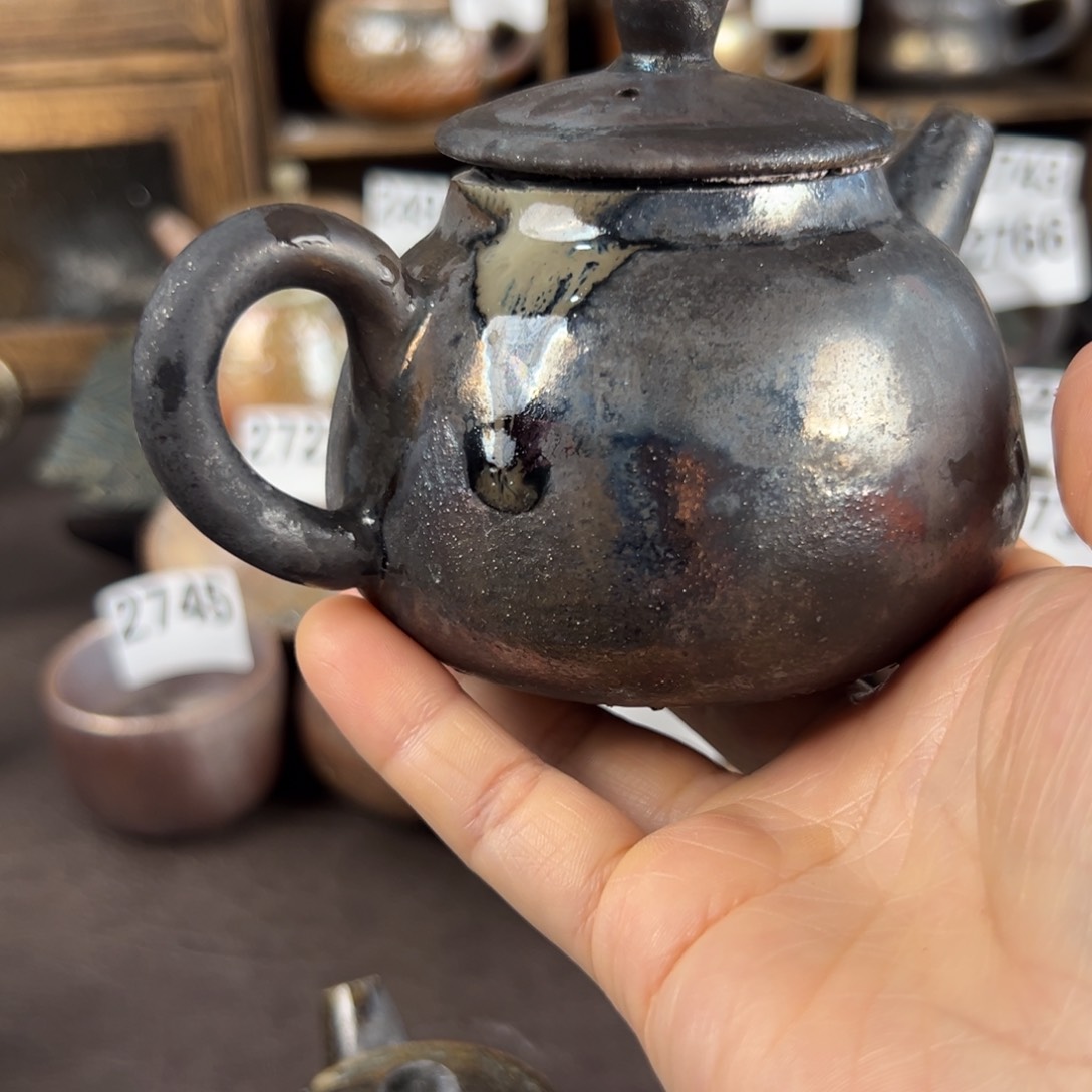 杯柴烧茶器主人壶瑕不退不换