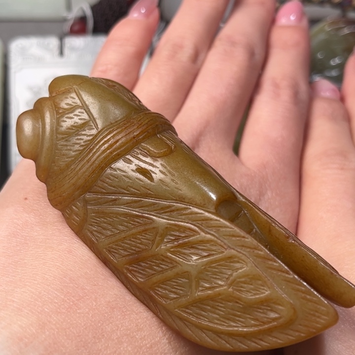 和田玉挂件未镶嵌墙****8