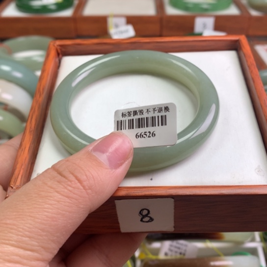 和田玉手镯未镶嵌53