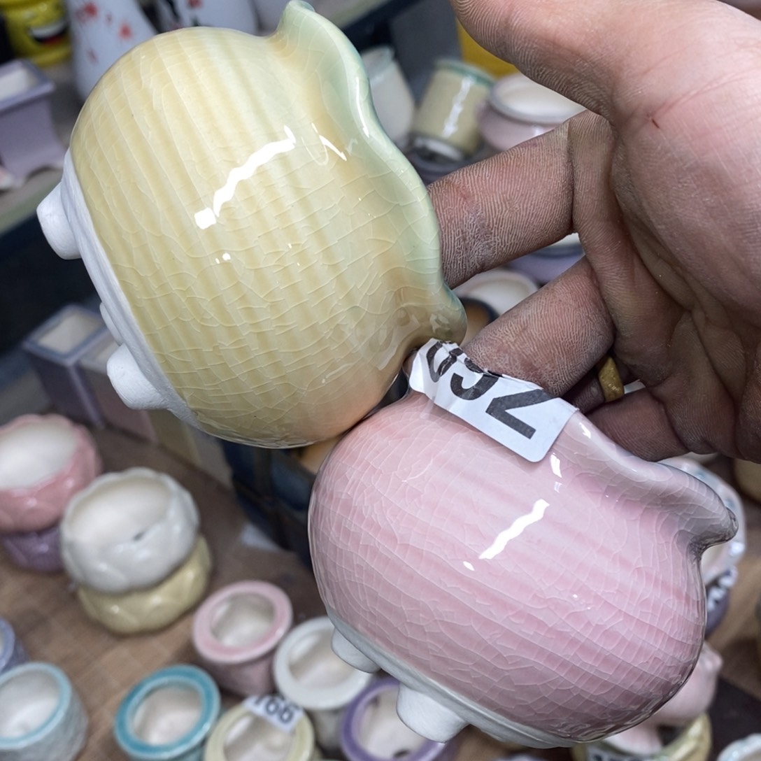 红陶花盆瑕疵盆满12包邮