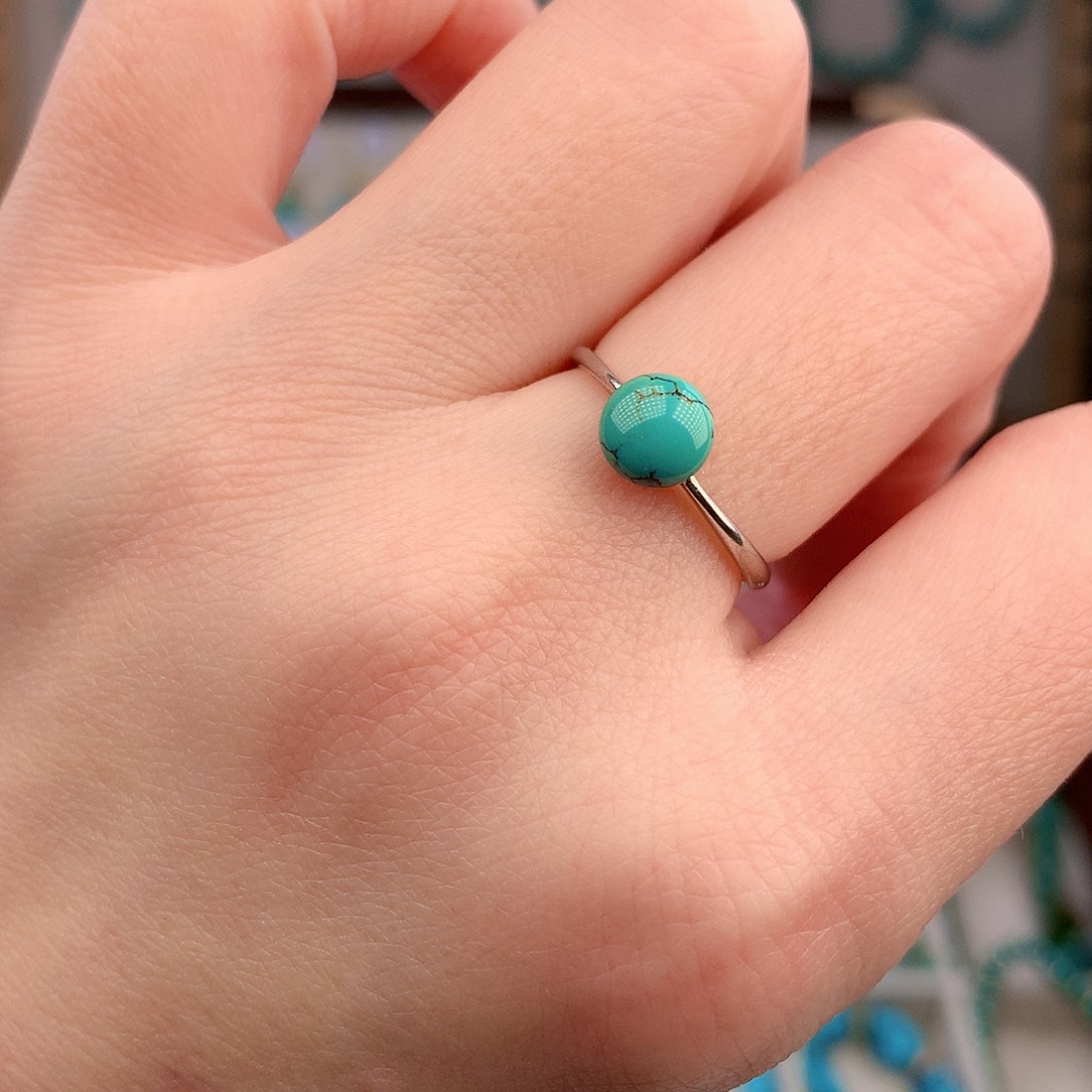 绿松石未镶嵌戒指