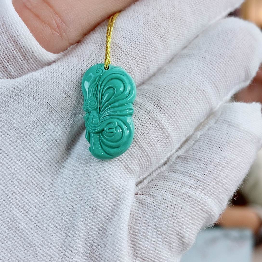 未镶嵌绿松石珠宝奇石