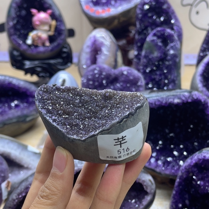 未镶嵌珠宝半成品紫晶