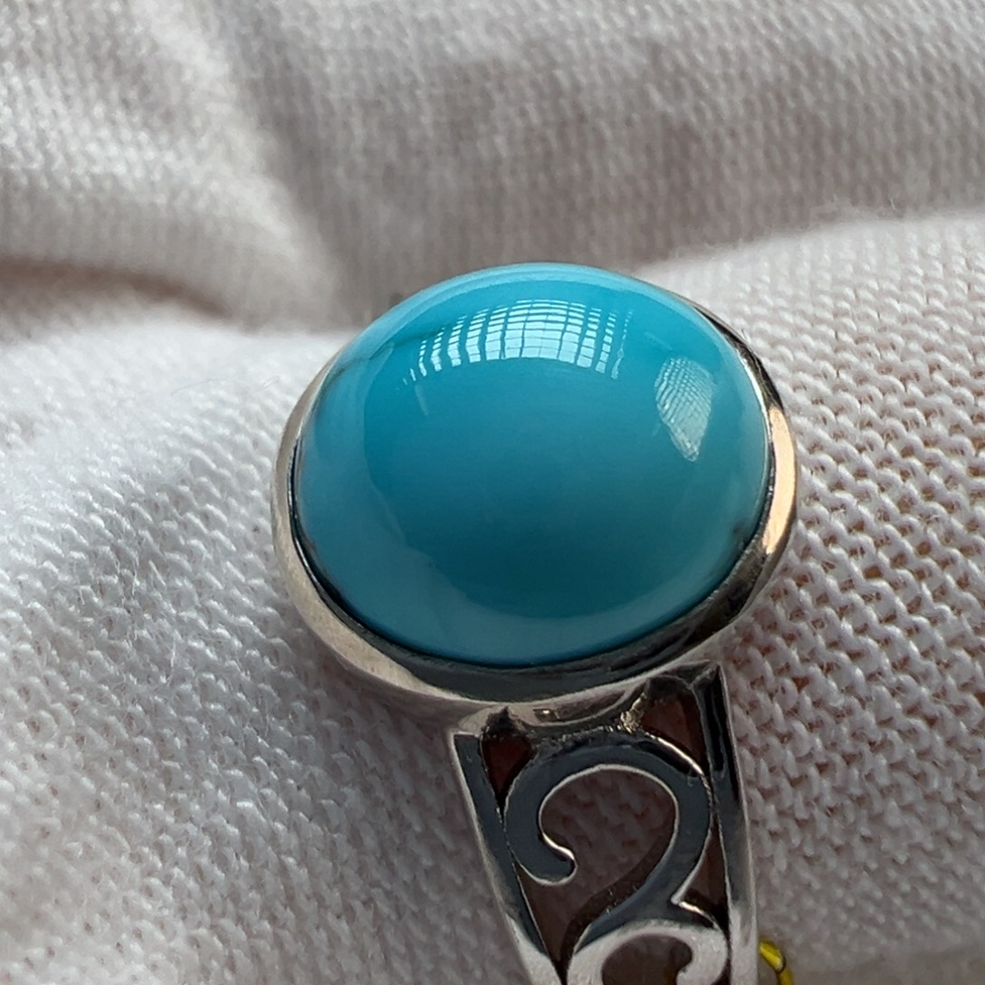 绿松石银S925镶嵌配饰