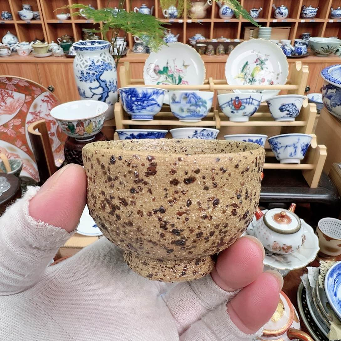 柴窑茶具茶壶茶杯粗陶