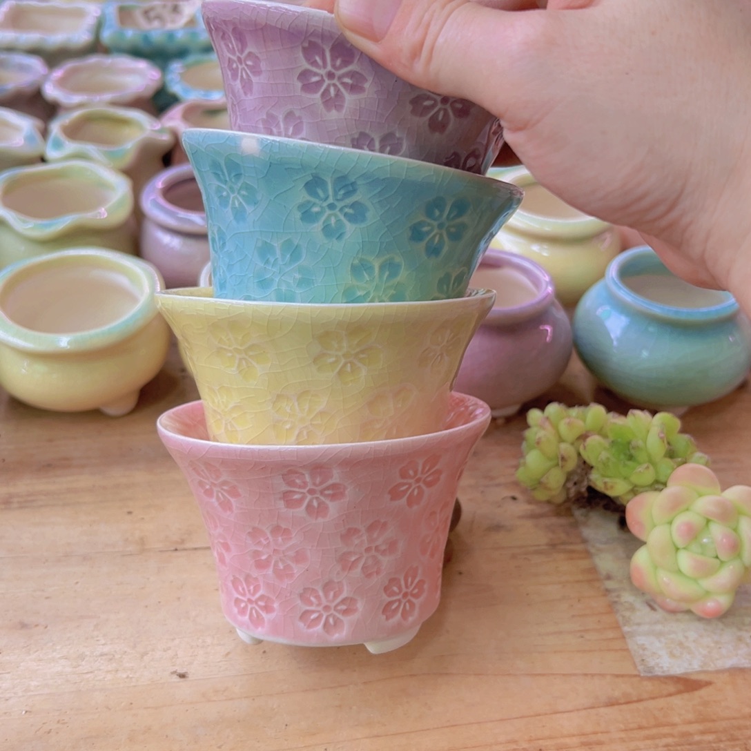 陶瓷花盆当场凑满12包邮