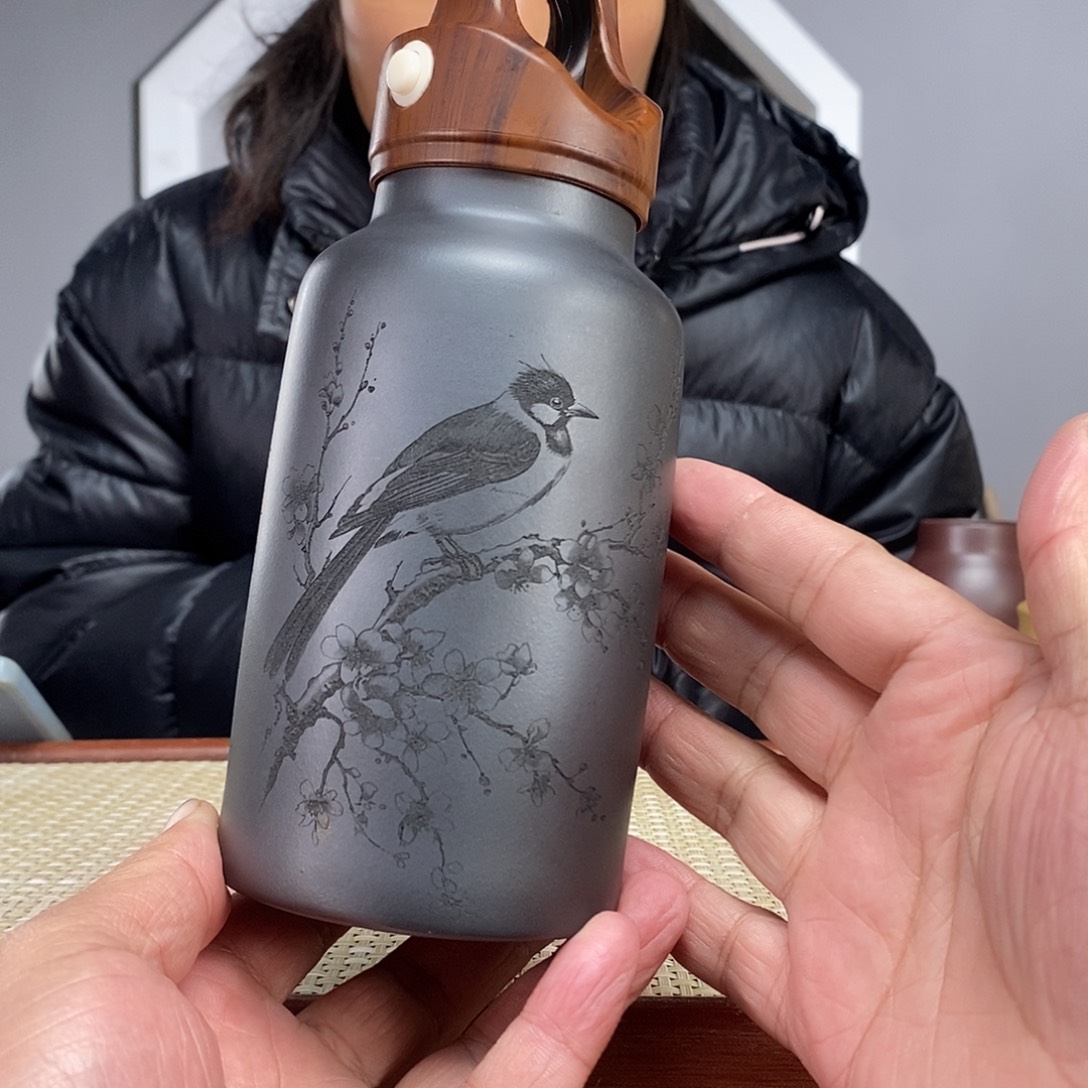 紫砂茶杯宜兴紫砂保温杯