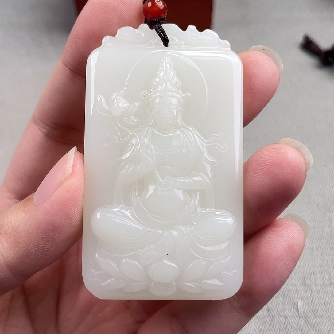 和田玉未镶嵌挂件