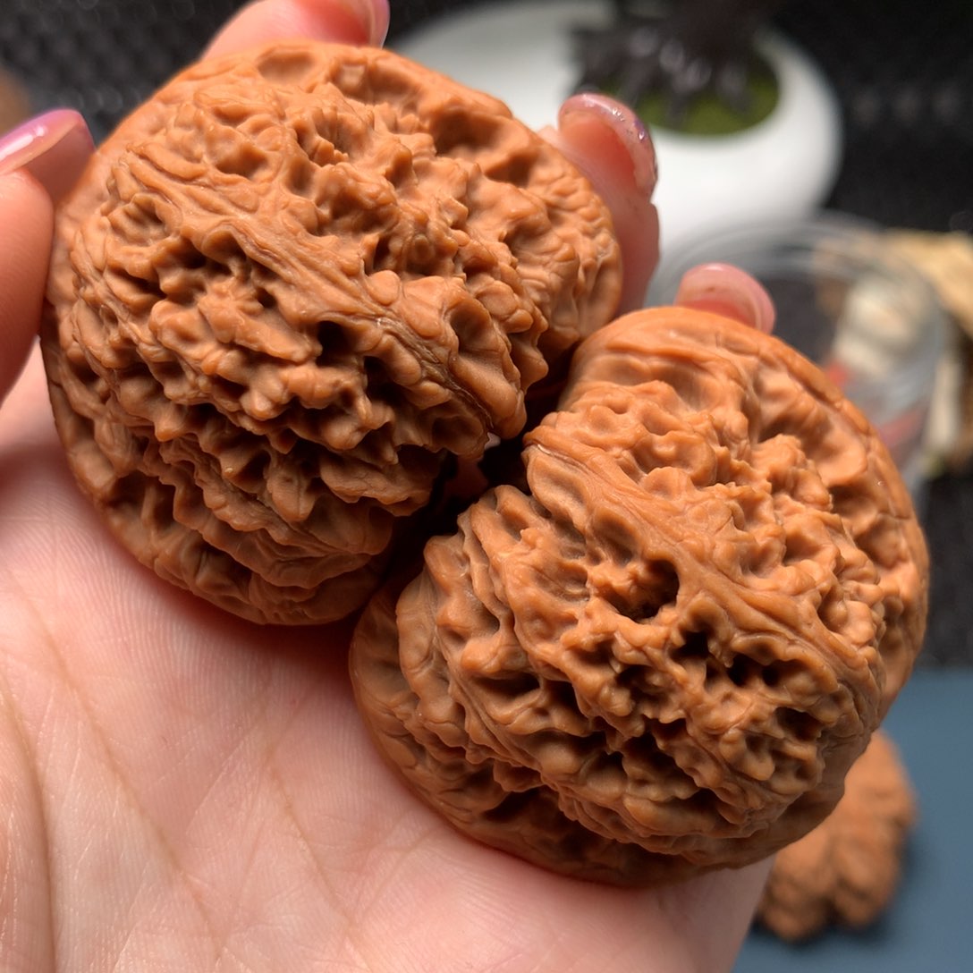 文玩核桃把件南疆石.48,16249-002