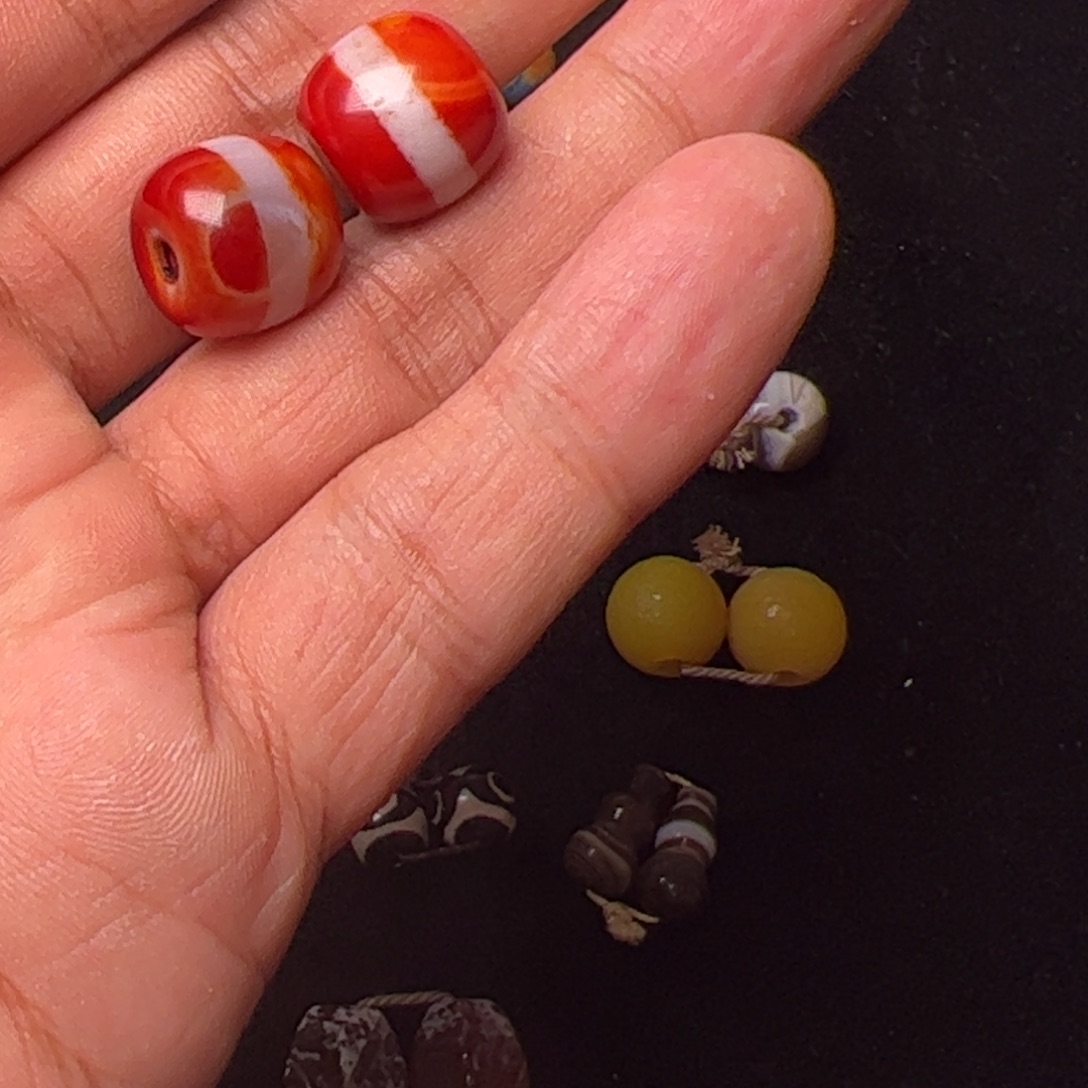 赤***古玛瑙/玉髓未镶嵌配饰