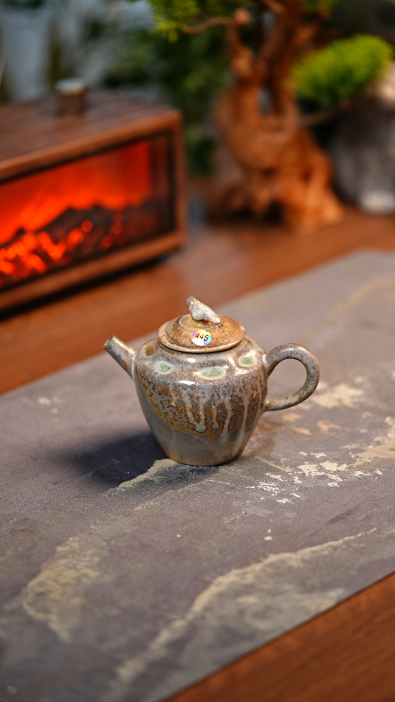 青云柴烧~景德镇高端陶瓷水平壶柴烧茶器445茶具