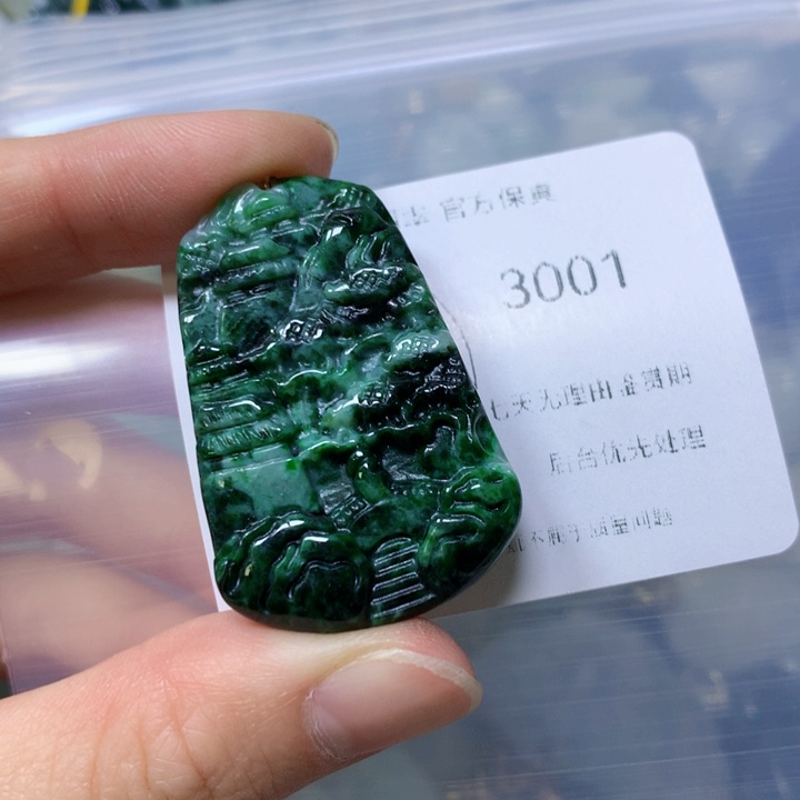 翡翠颈饰未镶嵌翡翠