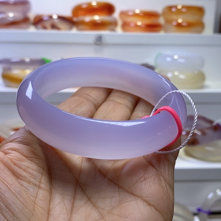 玛瑙/玉髓手镯未镶嵌用****4圈口63