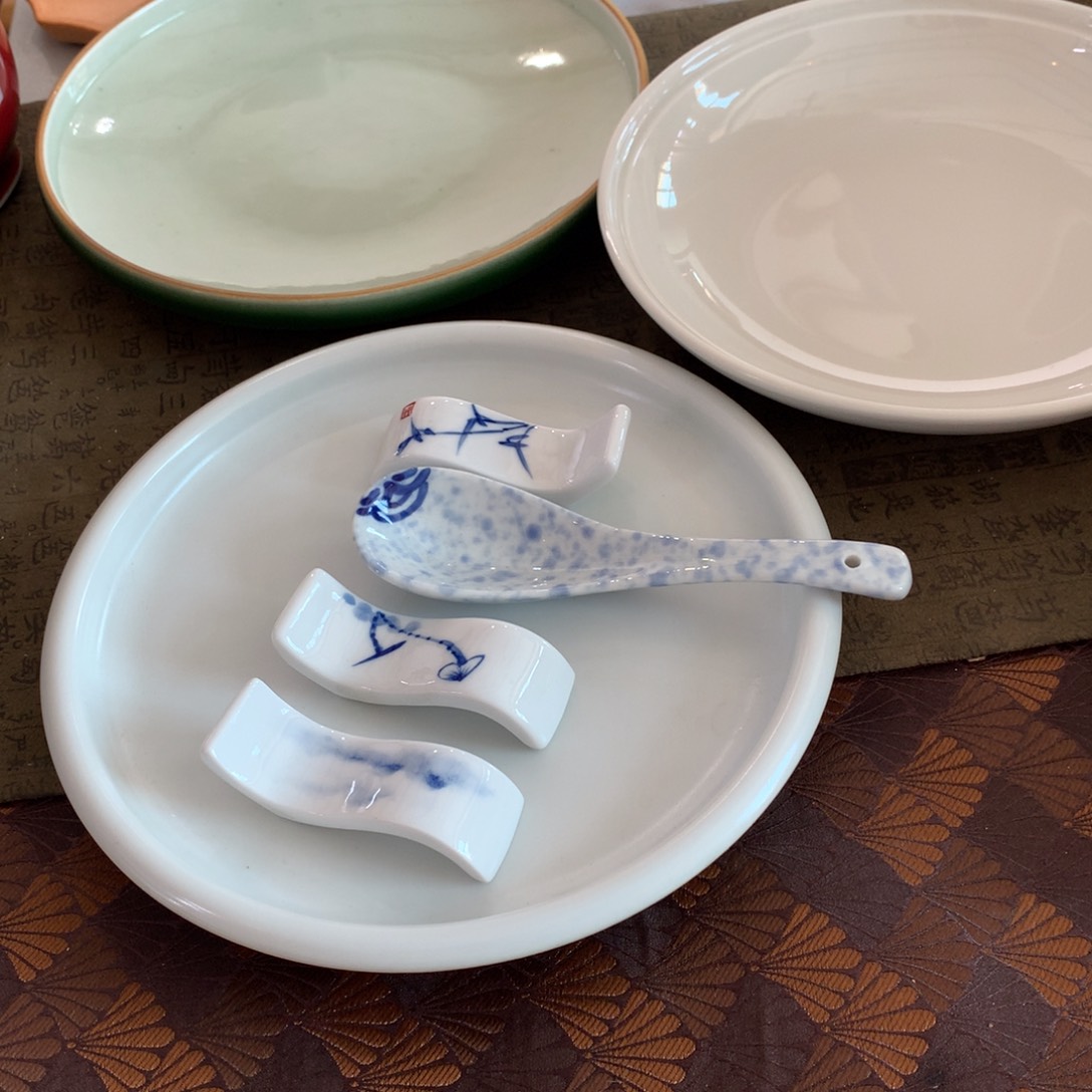 陶景德镇粗陶复古盘碗微瑕