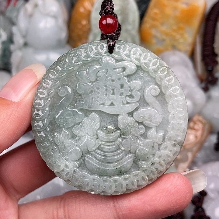 颈饰未镶嵌翡翠翡翠