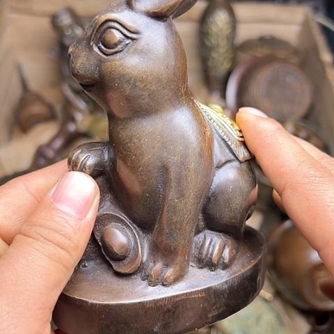 铜制文玩把玩物件