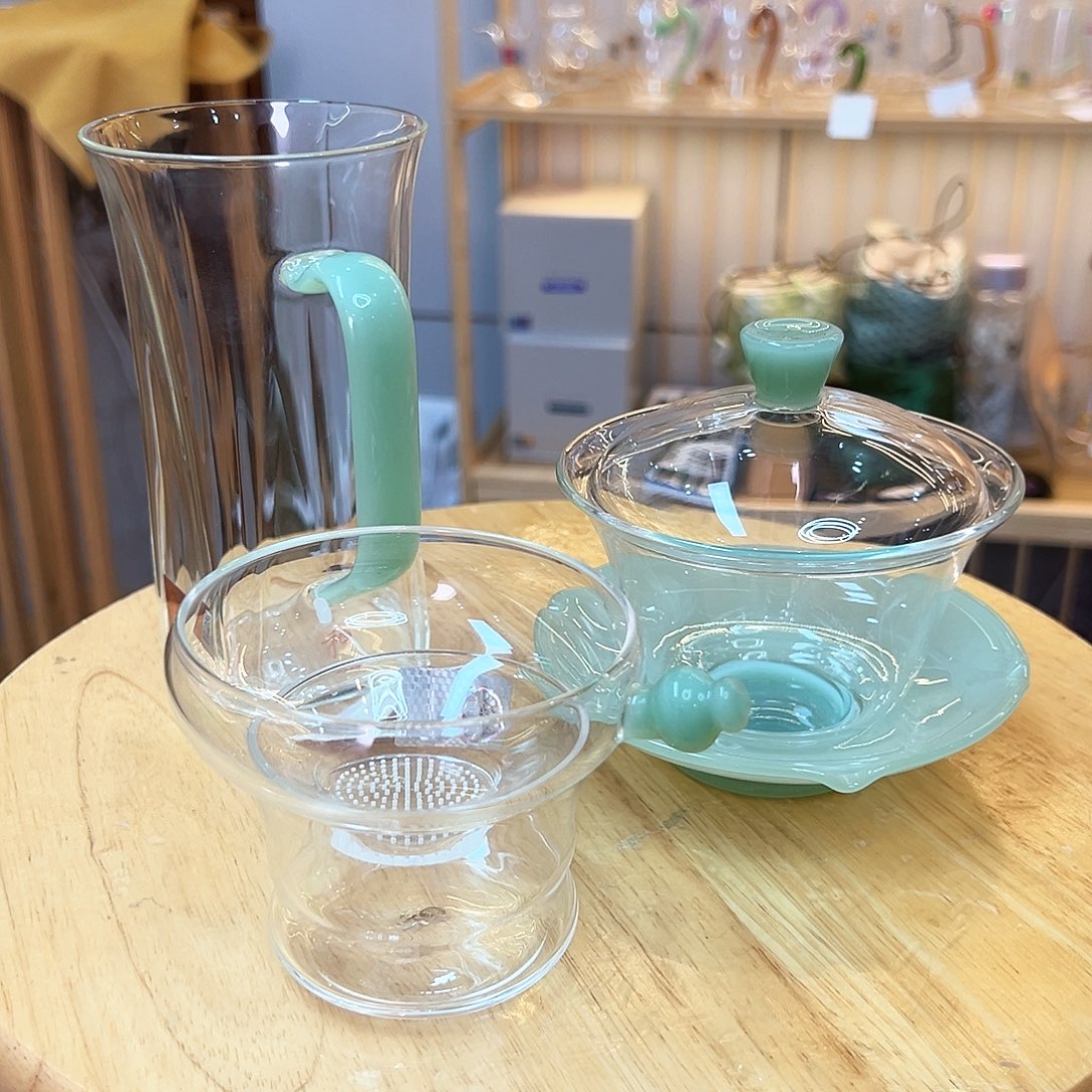 D***K禾器（浅玉）君潋套➕荷叶➕奉珠激光➕和泰杯