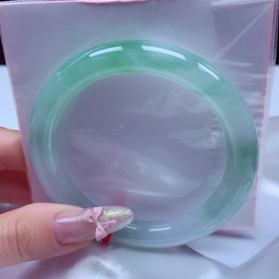 未镶嵌手镯翡翠 天然缅甸翡翠A货手镯 03号