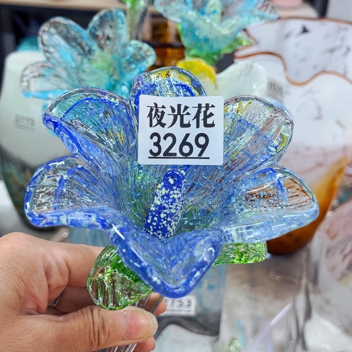 琉璃3269夜光 花瓶摆件