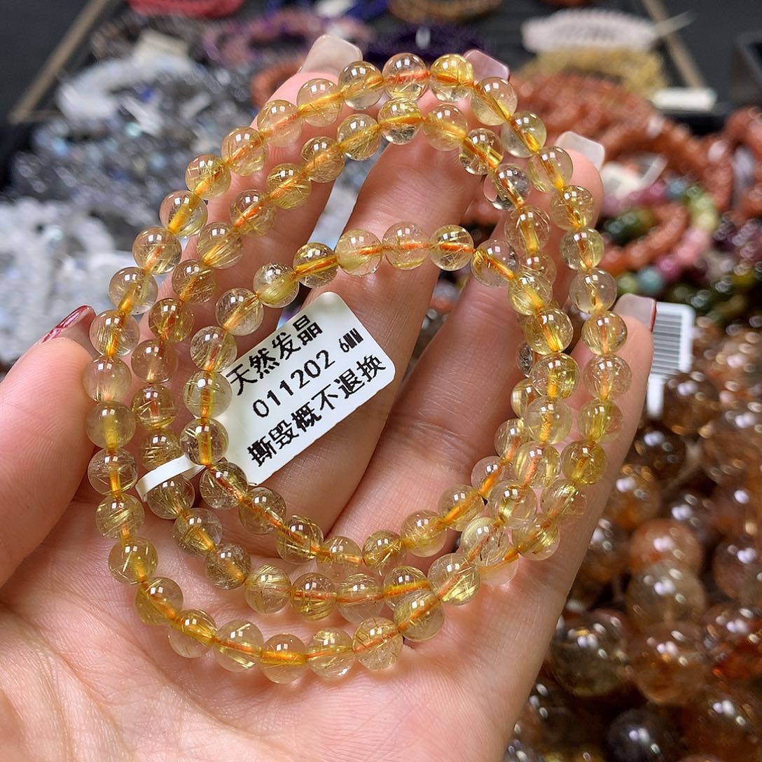 水晶手链未镶嵌，