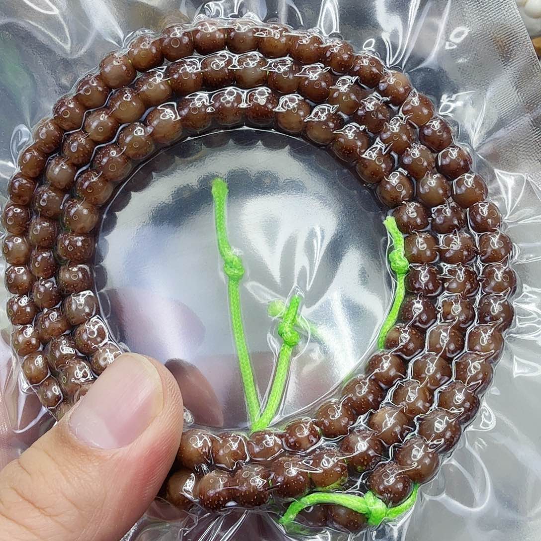 星月菩提手串56殿堂粉冰星月菩提76-108