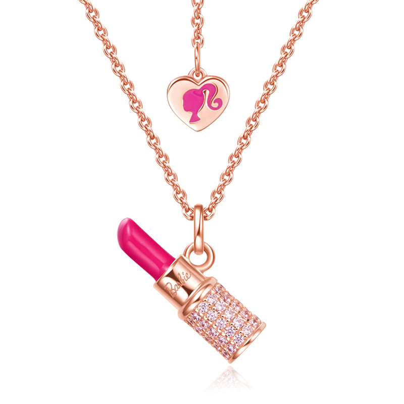 坠链均925银合成锆石 IME【Barbie芭比联名 官方正品】B0004