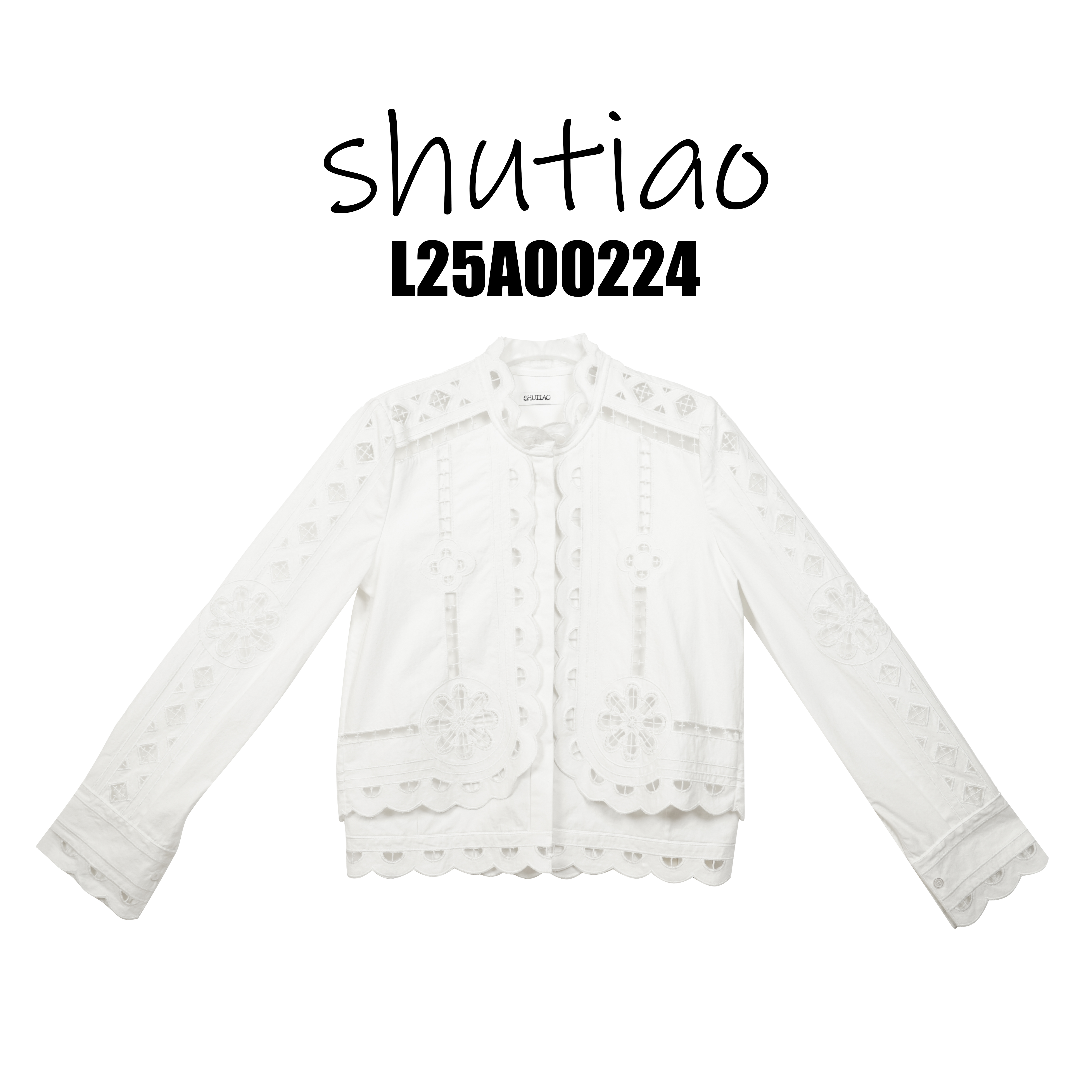 【SHUTIAO】2025春夏：新款小众设计款衬衫L25A00224