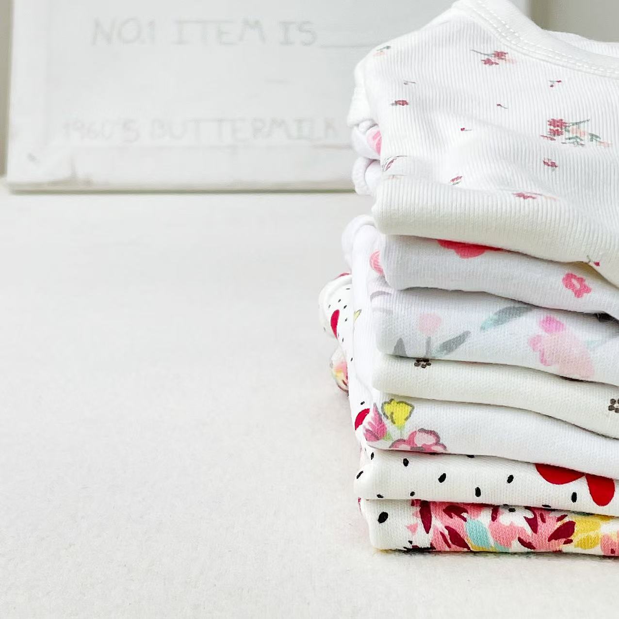 【格格过款链接1】花色短袖包屁衣婴儿百棉宝宝透气夏天新生儿