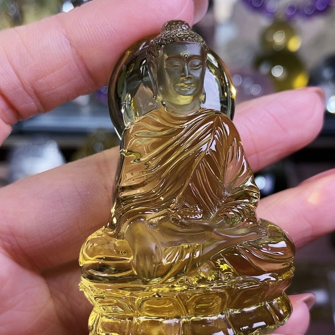 水晶天然水晶吊坠漂亮未镶嵌火*人