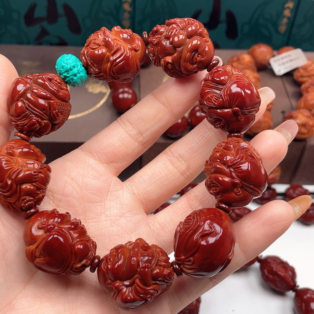 橄榄核手串蚂****o弥勒手串