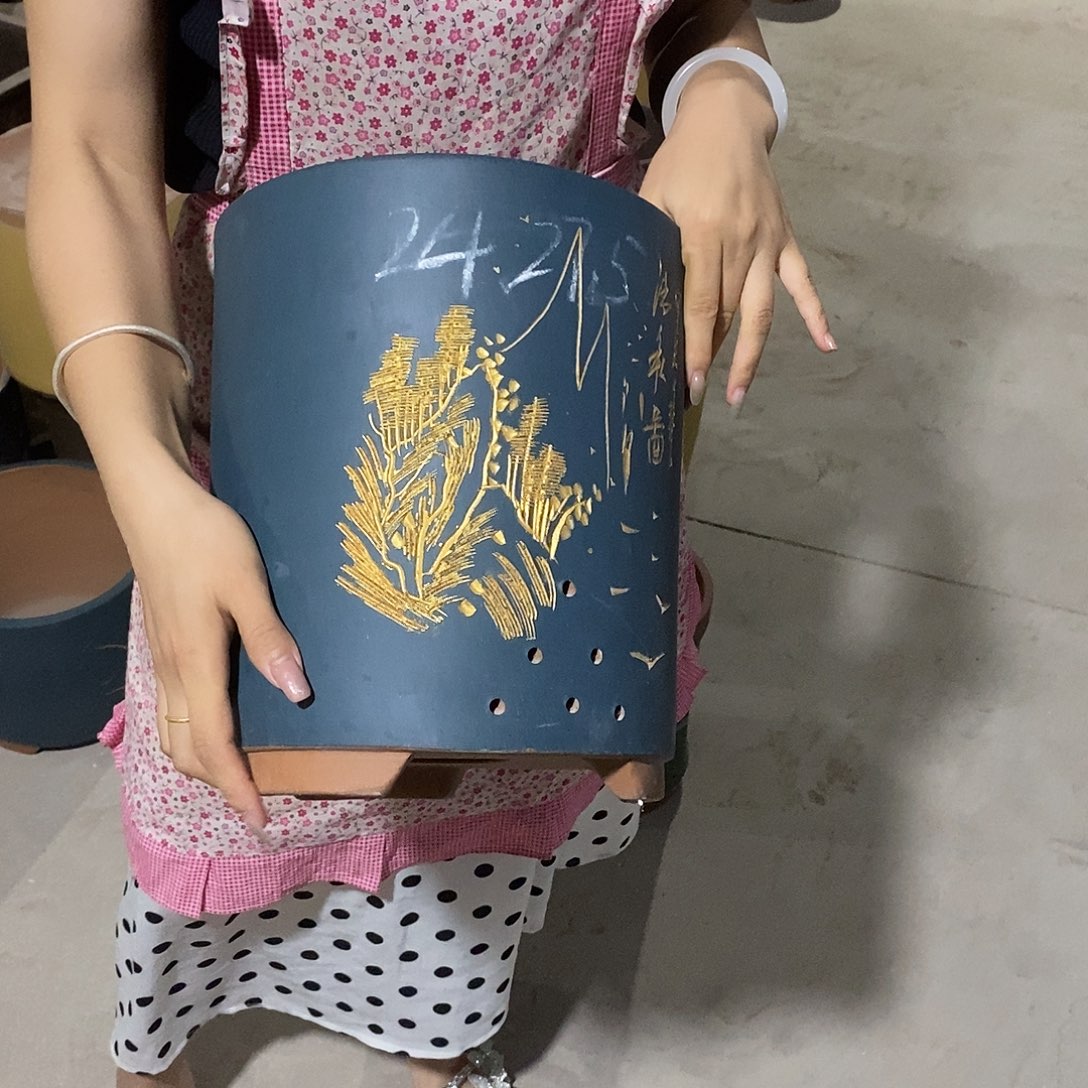 紫砂花盆紫砂花盆