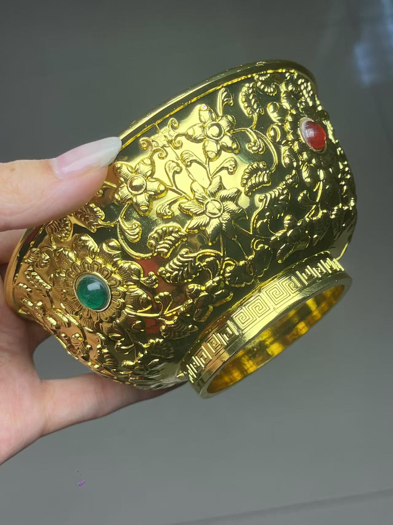 精美手工艺术摆件 复古摆件 配宝碗