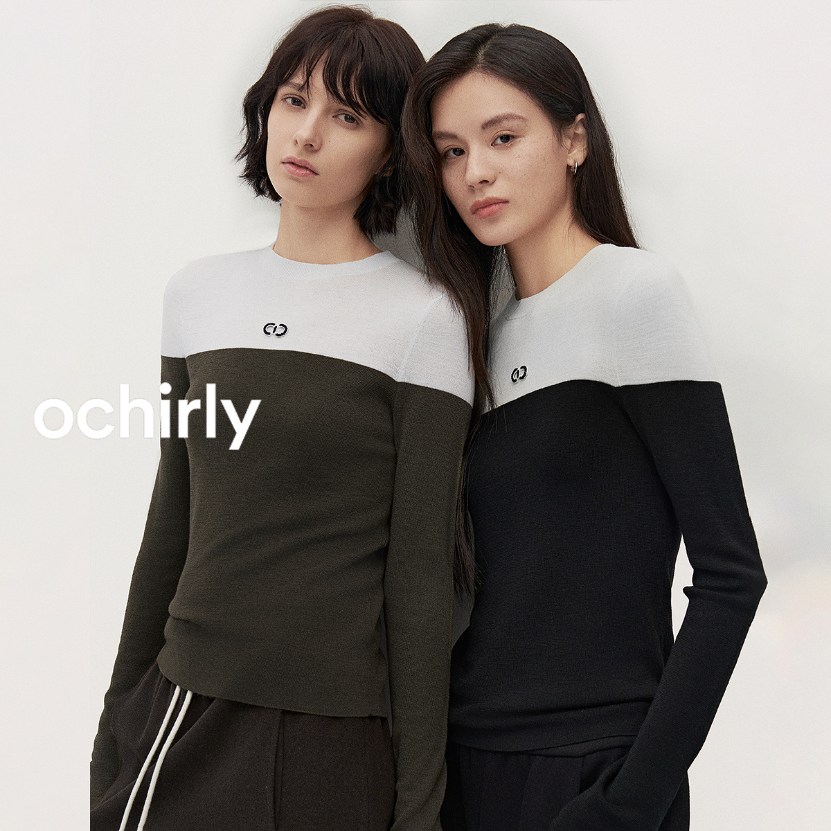 03689F【丽公主】【可机洗澳洲进口100美丽诺羊毛】欧时力毛衣