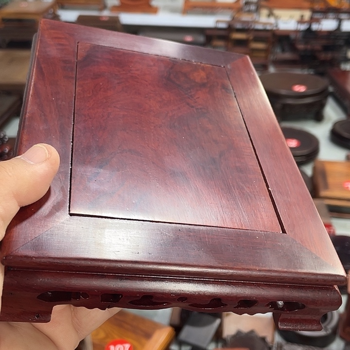 紫砂红木底座工艺品红木底座工艺品20公分