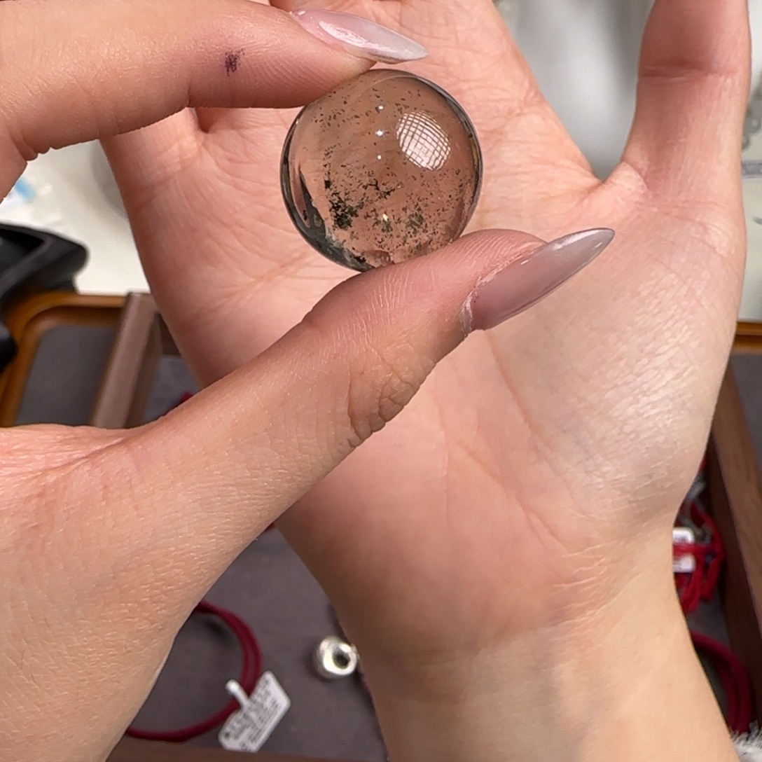 水晶未镶嵌颈饰绿幽灵22.4mm