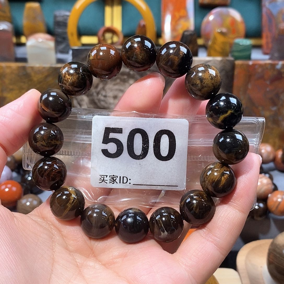 硅化玉天然北票硅化玉手串未镶嵌天然北票硅化玉手串