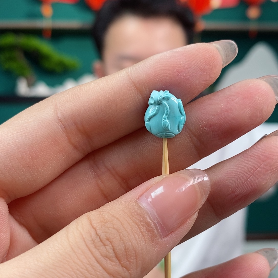 绿松石珠宝奇石未镶嵌