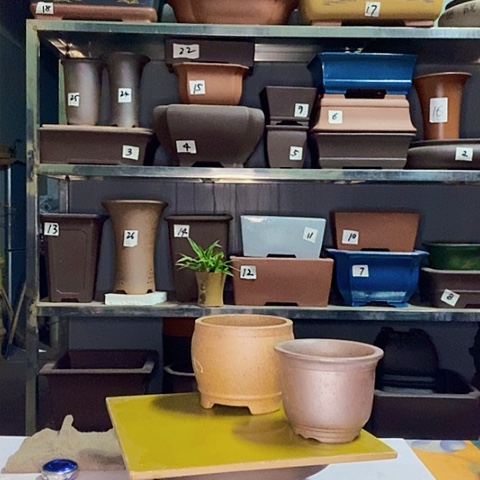 红陶宜兴紫砂花盆