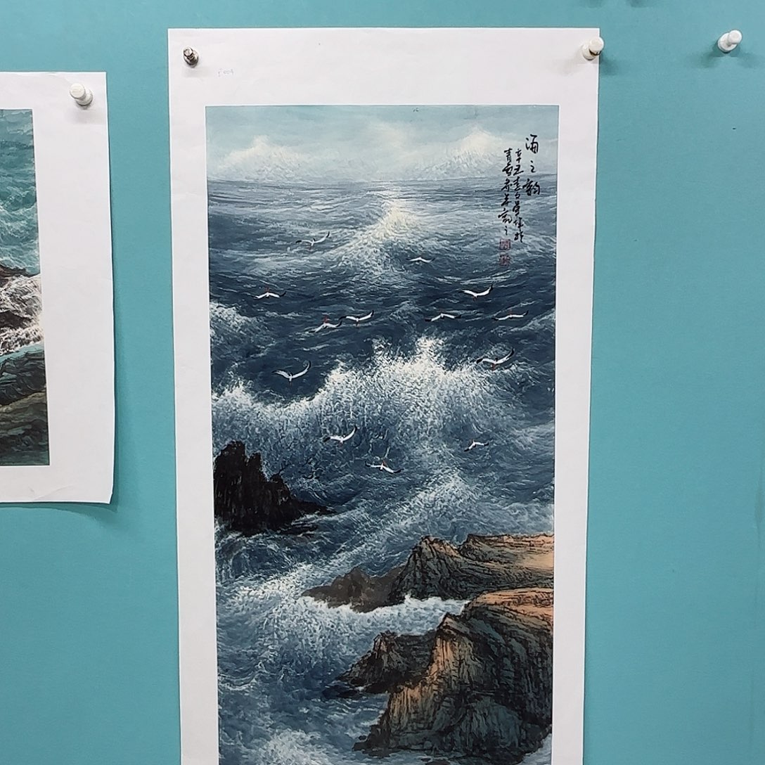 国画李文军教授经典