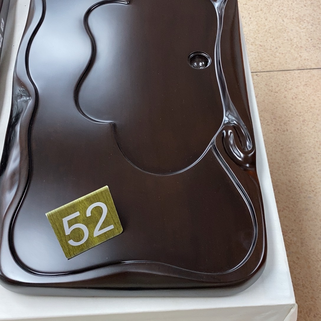 铁****黑檀木如意茶盘72/35