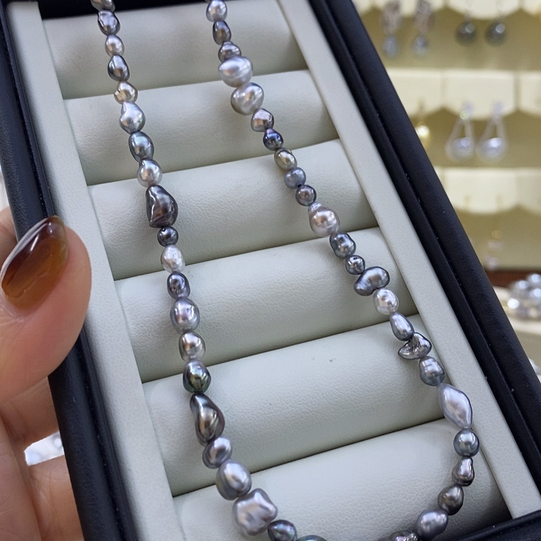 为***乐颈饰银S925镶嵌海水珍珠