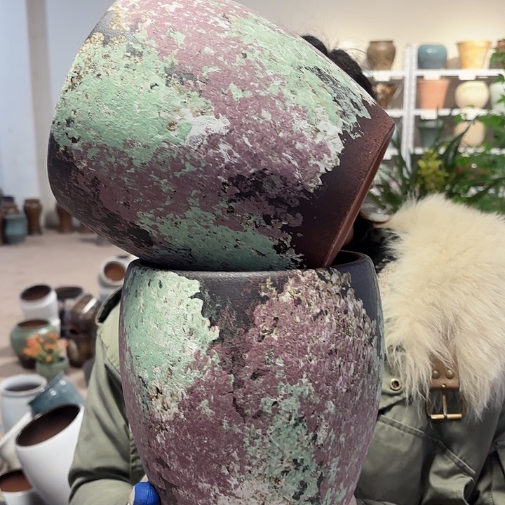正品高21口19花盆