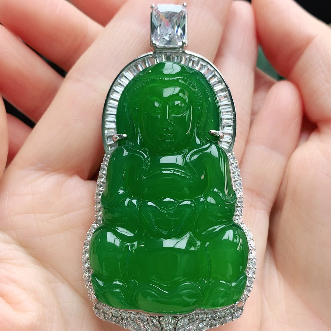 玛瑙/玉髓吊坠银S925镶嵌z***g