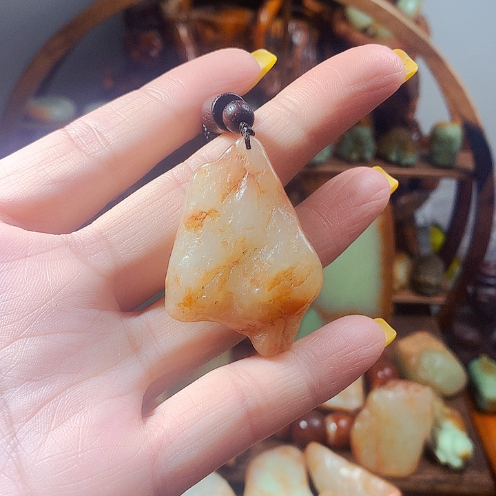 和田玉（糖玉）挂件未镶嵌